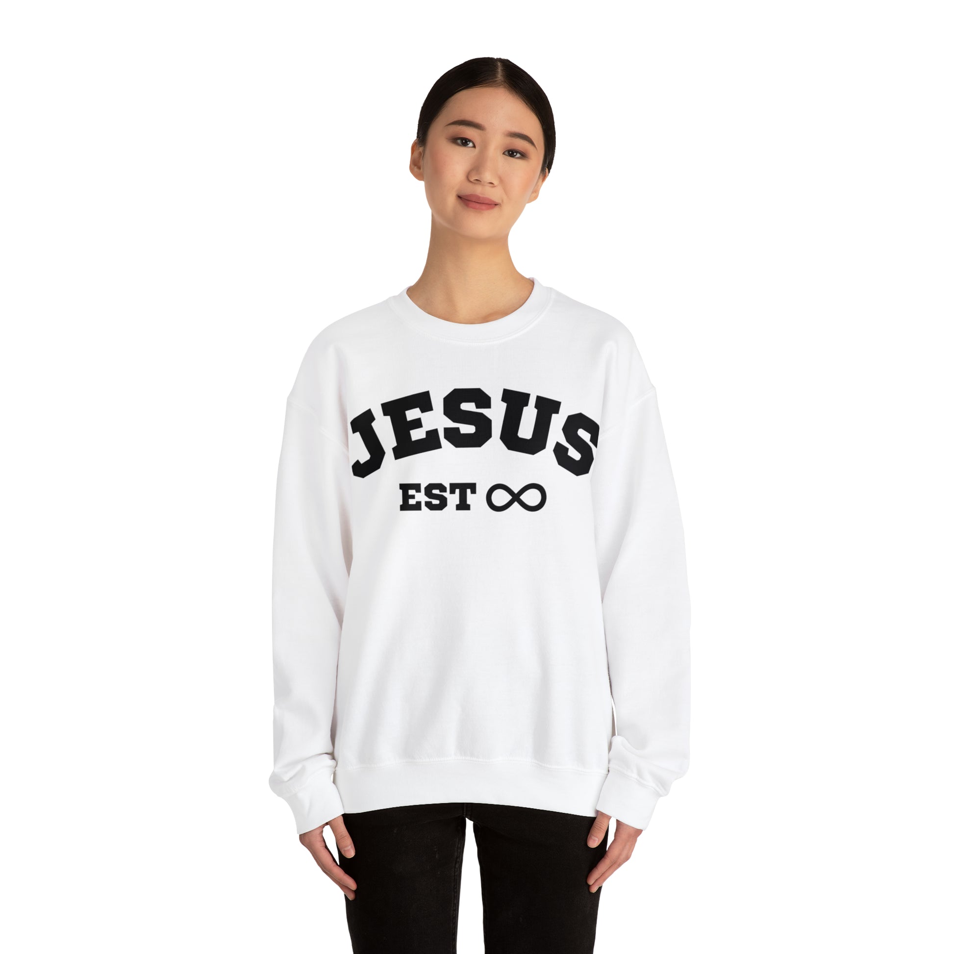 Jesus Sweatshirt White
