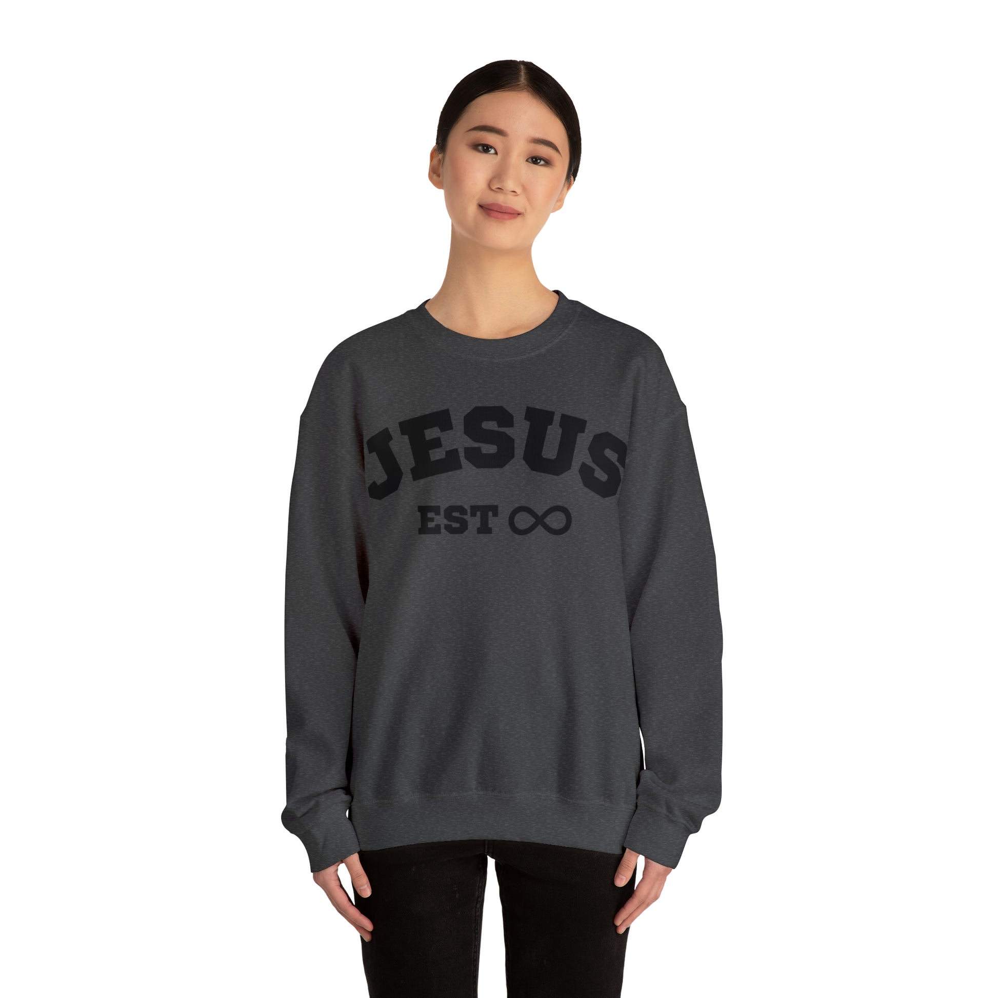 Jesus Sweatshirt Dark Heather