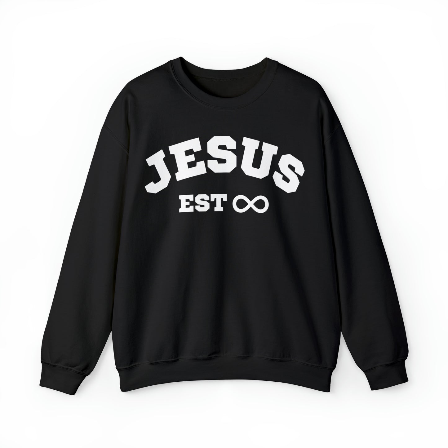 Jesus Sweatshirt Black Front