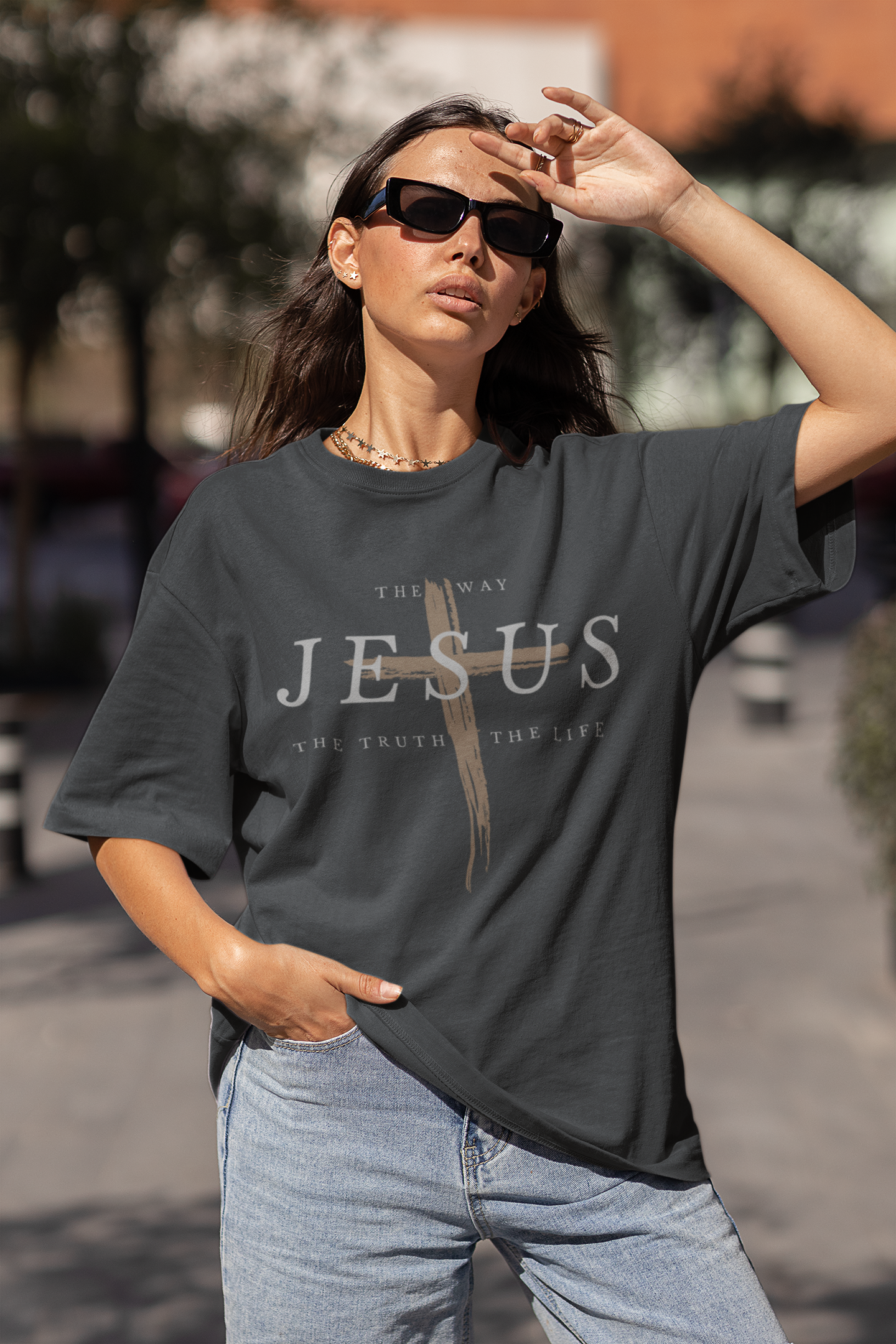 Jesus T Shirt Black