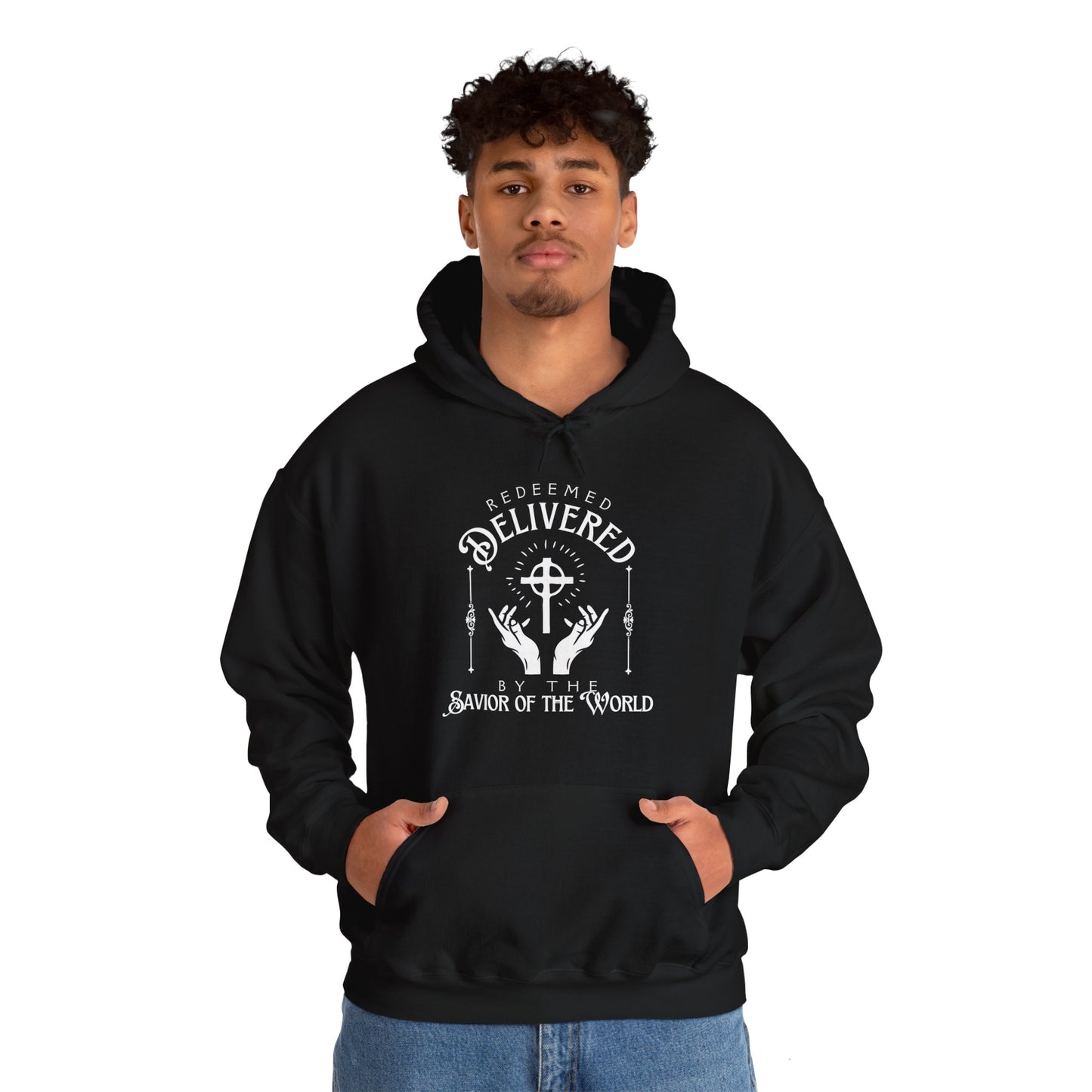 Redeemed and Delivered Hoodie Mockup