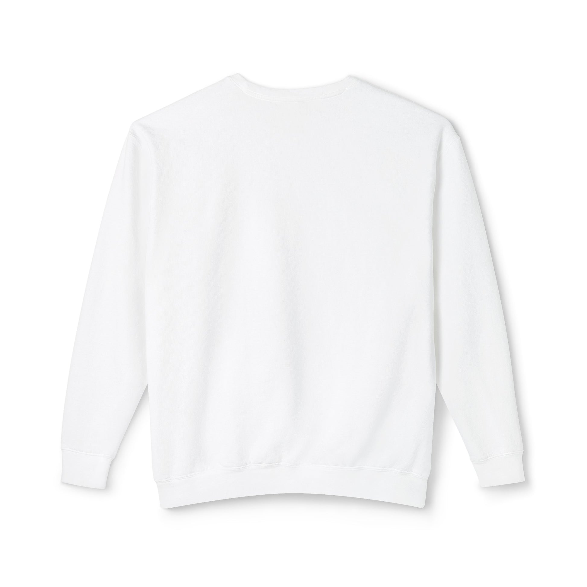 Redeemed and Delivered Minimalist White Lightweight Sweatshirt back